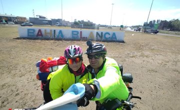 Madrynenses que buscan unir Mar del Plata con Madryn en bici est n